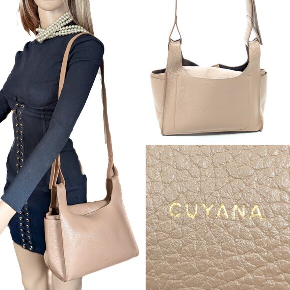 CUYANA Leather Messenger Bag - Picture 2 of 13